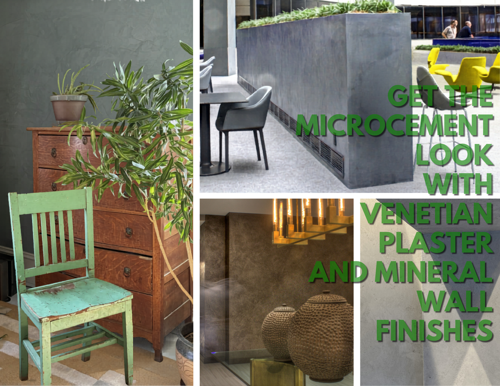 Arteriors blog-Get the Microcement look with venetian and mineral plasters