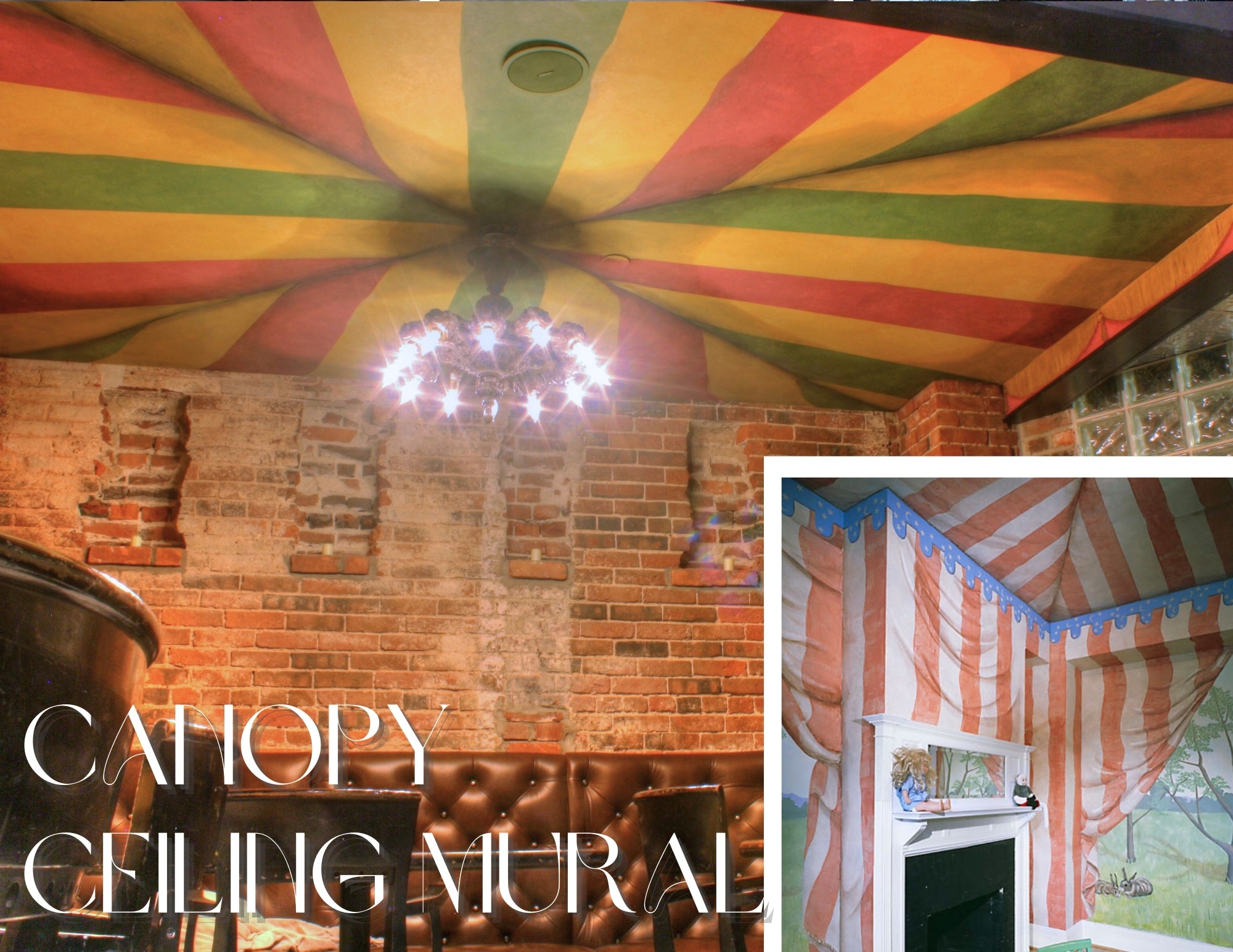 Arteriors Canopy Ceiling Mural Architecture Finish
